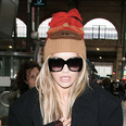 Rita Ora sported a very unusual accessory at Paris Fashion Week