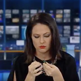 This reporter was caught rotten daydreaming during a live broadcast