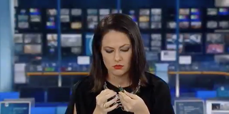 This reporter was caught rotten daydreaming during a live broadcast
