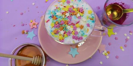 Cutting back on caffeine? This beetroot unicorn latte is for you