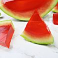 These watermelon vodka jelly shots are PERFECT for today