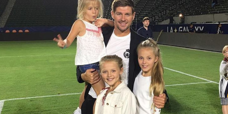 Steven Gerrard FINALLY shares a completely adorable snap of his son