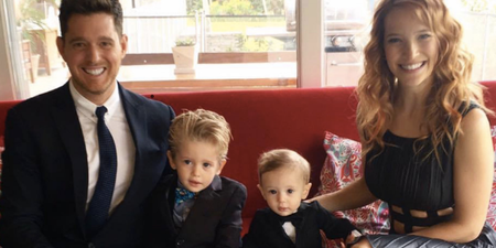 Michael Bublé’s wife shares family snaps as son recovers from cancer