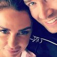 Loved-up Katie Price has teased some happy news