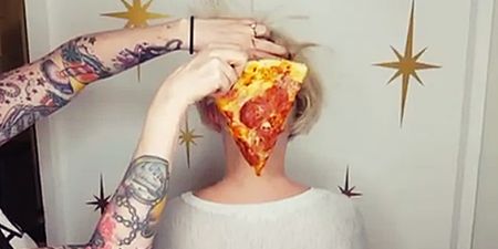 Hidden pizza hair is the trend we can totally get on board with
