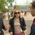 This BBC presenter accidentally groped a woman live on air