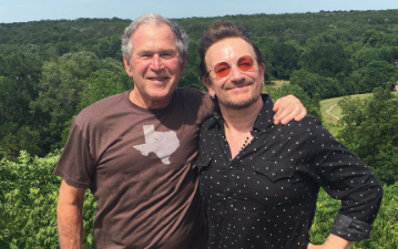 Bono and Bush were hanging out… and people want to know why!