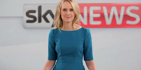 Sky News presenter’s on-air gaffe did NOT go down well