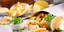 Fish and chips are half price in over 150 chippers all over Ireland today