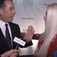 The awkward moment Jerry Seinfeld rejects a hug from Kesha