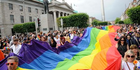 The Dublin Pride parade is underway in the capital