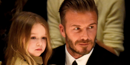 David Beckham responds to those who criticised his decision to kiss Harper