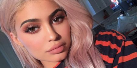 Make it STOP! Kylie posts a picture of her holding a newborn on Snapchat