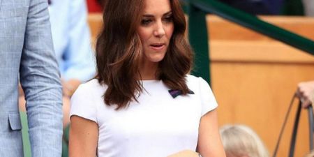Kate, Pippa and Mirka all opt for white dresses for the men’s Wimbledon final