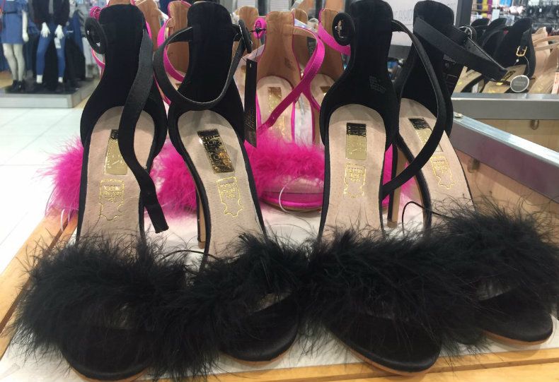 Fluffy hot sale heels primark