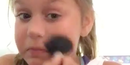 The hilarious reason this little girl’s makeup tutorial has gone viral