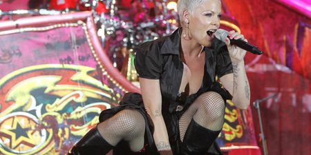 Pink’s V Festvial performance ends in disaster as fire starts onstage