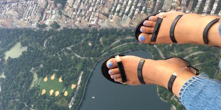 People are taking shoe selfies to all time highs… Literally