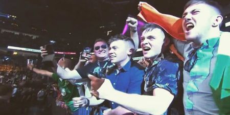 Irish lads snuck into the front-row for McGregor fight without tickets