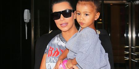 Kim and North look so sweet in their first magazine shoot together