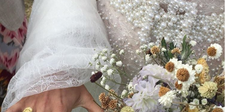 This fashion blogger’s wedding dress is the dreamiest we’ve seen all summer