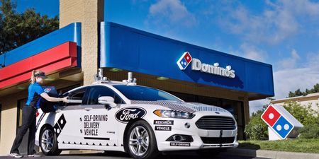Goodbye pizza boy.. Domino’s is testing self-driving delivery cars