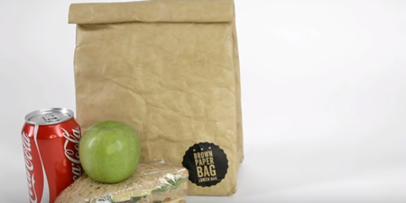 Topshop is selling a brown PAPER lunch bag… for nearly €20