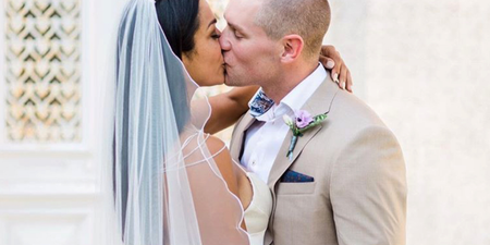 Irish model wears vintage on her wedding day abroad and looks stunning