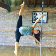 Woman wows followers with pole dance routines at seven months pregnant