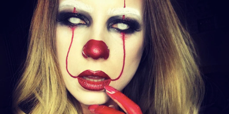 Halloween makeup inspired by IT is taking over Instagram