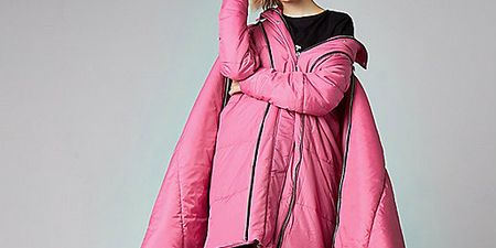 This River Island coat doubles as a sleeping bag and we need it in our lives