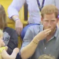 Prince Harry acts like a total champ when a toddler steals his popcorn