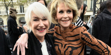 Helen Mirren and Jane Fonda absolutely killed it at the L’Oréal show