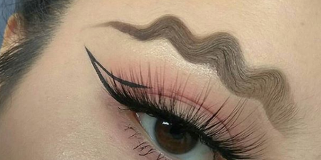 The squiggle brow is getting a gory update just in time for Halloween