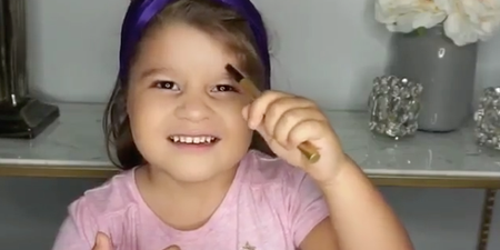This toddler did a makeup tutorial and it was better than yours