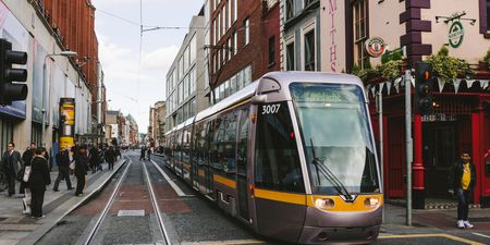 Two people stabbed at Luas stop this morning