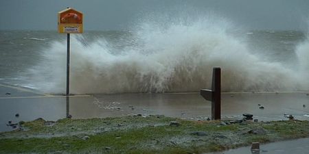 Strong winds and flooding as Storm Brian hits