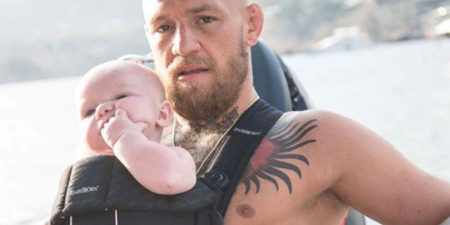 First look at Conor McGregor’s son at his christening