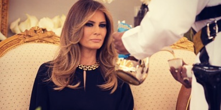 People are absolutely convinced Melania Trump has a body double