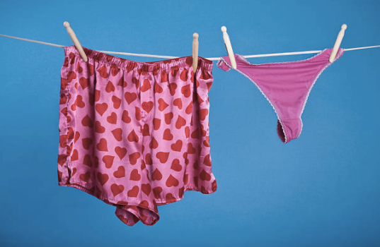 There's a reason why women love wearing men's underwear so much 