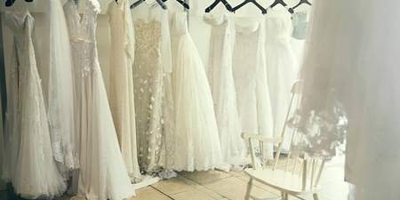 This well-known label just released a line of affordable wedding dresses