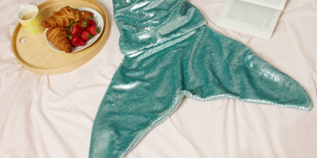 Penneys is selling sequin mermaid blankets and we need one in our lives
