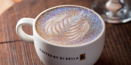 Glitter coffee is a new trend that’s almost too pretty to drink