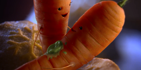 Aldi’s Christmas ad will have you rooting for two carrots in love