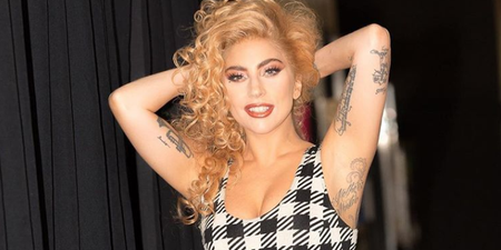 So… Lady Gaga’s fiancé has a massive tattoo of her face