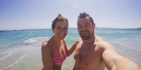 Congratulations to the happy couple! Cian Healy is now officially engaged