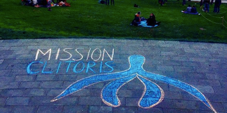 Here’s why one woman is drawing clitoris street art everywhere