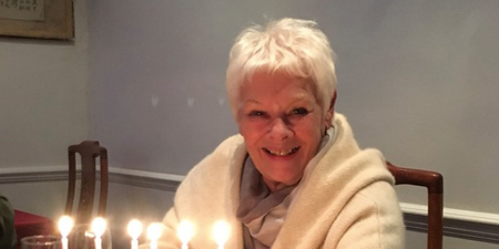 Judi Dench’s birthday cake proves just how down to earth she is