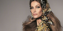 Gisele is rocking her inner Dublin city granny in her latest Versace campaign