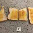 A toast cutting debate has kicked off online and we don’t know what to think